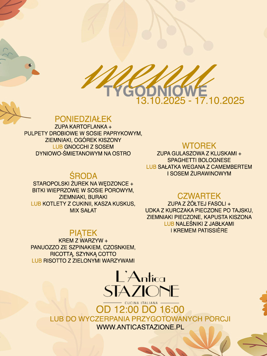 Jesień w pełni, a my rozgrzewamy Was sm…
