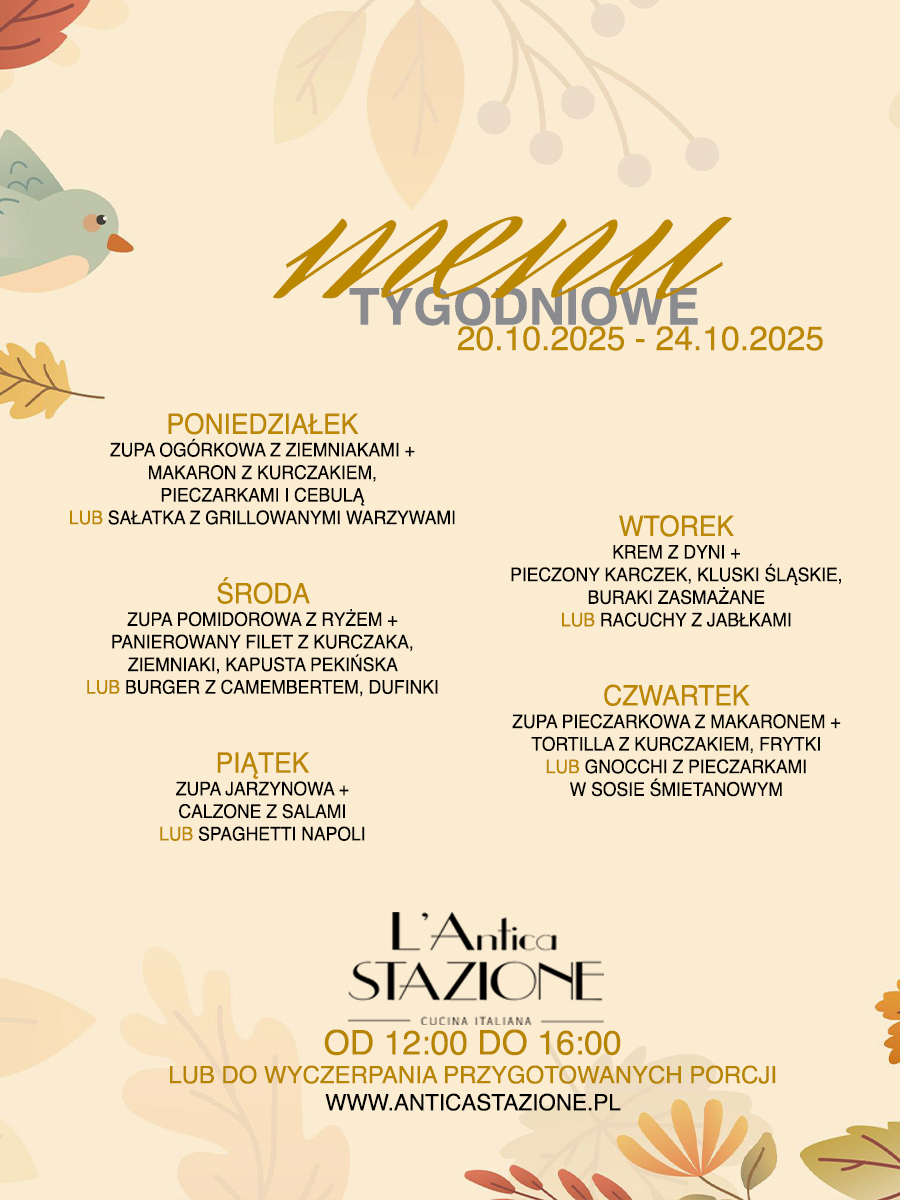 Jesień rozkręca się na dobre, a my serwu…